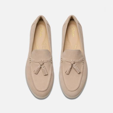 Mocasines de mujer color beige - Img 110425290