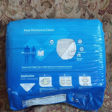 Pañales para adulto tipo ropa interior FitRight talla M(media) – 20 unidades - 2/3