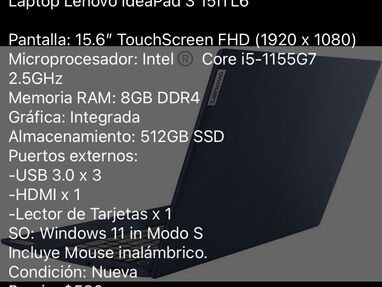 Laptops nuevas y con accesorios - Img main-image-45429209