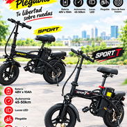 🚲⚡ BICICLETAS ELÉCTRICAS PLEGABLES SPORT. - Img 57890685