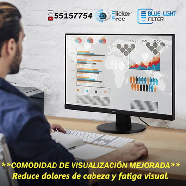 🖥️ Monitor ViewSonic VA2247-MH de 22 Pulgadas ✨ Diseño Elegante con Bisel Ultrafino 🎁 Nuevo en su caja 🎁 + Garantia - Img 98948916