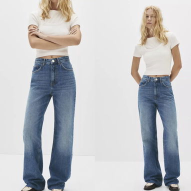 Jeans/Pantalones de Mezclilla de mujer Zara,Stradivarius y más - Img 115669092