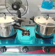 Olla de presión de 5.5L sirve para todo tipo de cocina, de aluminio con tres pistones - Img 47595422