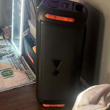 Altavoz Bluetooth portátil JBL PartyBox 310 negro, refuerzo de graves, ruedas, asa - 2/6