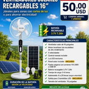 Ventiladores Recargables de pie - Img 55843916