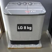 📦Lavadora semiautomática 8kg ✅Marca LG 📄Garantía 1 mes 💵Precio 285usd (*ALTA CALIDAD*) - Img 56341288