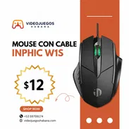 Mouse con cable INPHIC W1S ergonómico y silencioso para oficina y hogar | videojuegoshabana.com - Img 55470506
