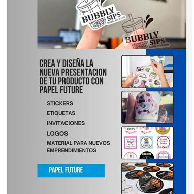 Papel fotografico adhesivo Future Colors 150 hojas 150g - Img 113066501
