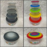 Set de 5 pozuelos plásticos - sirven para micro (Dth) - Img 56490507