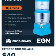 💧 Filtro de agua EÓN 16 litros azul | Práctico para tu hogar y envío gratis 🚚 - Img 58235027