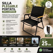 Silla Plegable Portátil Tipo Camping - Img 54468494