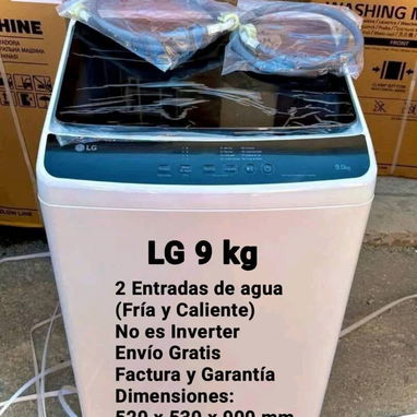 LAVADORA AUTOMÁTICA ROYAL 9 KG. LG 9 KG . SAMSUNG 9KG CON 3 MESES DE GARANTÍA Y ENVÍO GRATIS +53 5 0279720 - Img 121410239