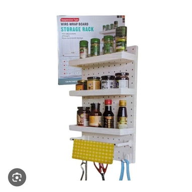Estante Organizador de Pared con soporte de rollo - Img 124835459