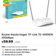 60usd Vendo router wifi Tp Link para nauta hogar nuevo en caja 52774129 - Img 55891408