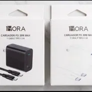 ESPIGAS DE 30W CARGA RÁPIDA Y CABLE TIPO C A TIPO C DE 3A CARGA RÁPIDA Y TRANSFIEREN DATOS MIDEN 1 m (MARCA 1HORA) - Img 57329373