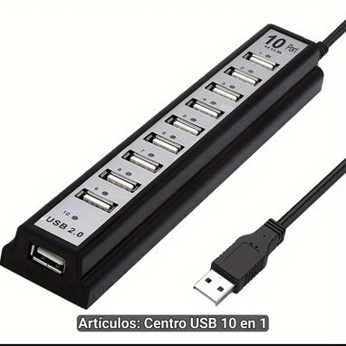 Hub USB de 10 Puertos - Img 124748697
