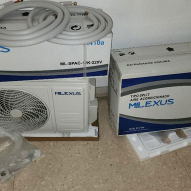 Split Milexus de 1 tonelada / 12.000 BTU precio $290 USD con transporte incluido Garantía Factura - Img 110728388