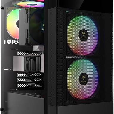 chasis midtower AURA GC5 con Pantalla digital y3 ventiladores RGB new 52815418 - Img 104172067