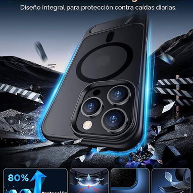 🪷Temdan Funda Magnética para iPhone 16 Pro Max – Translúcida Mate🪷 - 3/6