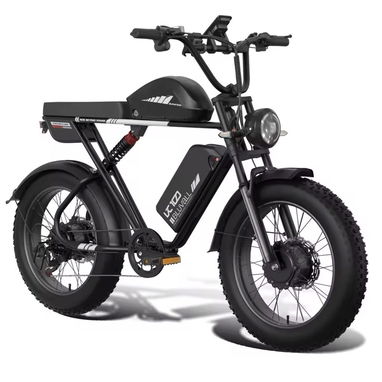 BLUVALL K10 e-bike fat tire black 3000W 52V 43Ah dual beat. LCD - 5/7