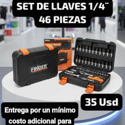 SET DE LLAVES 1/4". 46 PIEZAS, Entrega por un mínimo costo adicional para toda La Habana - Img 52758595