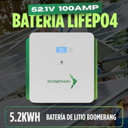 Batería inteligente Boomerang, 51.2 V 100 Ah(5.2Kwh) se hace domicilio en todo cienfuegos. - Img 55910891