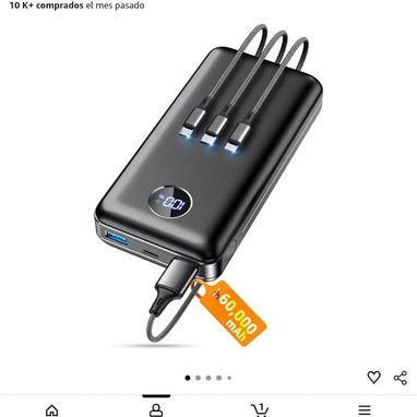 Cargador Portátil 60000 mAh - 3/3