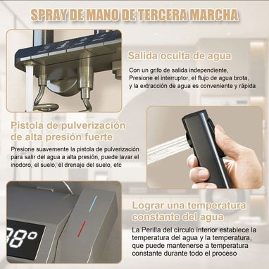 DUCHA INTELIGENTE PARA BAÑOS MODERNOS / TASAS DE BAÑO/EQUIPOS DE PRESION DE AGUA Y MAS FERRETERIA - Img 98608646