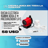 🔥 COMBO DUCHA ELÉCTRICA 4600W AQUA-Q + PRESURIZADOR S.P.C 🔥  💲 PRECIO ESPECIAL: 58 USD - Img 55901042