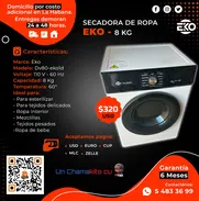 🫧 SECADORA EKO 8 KG. FACTURA Y GARANTÍA DE 6 MESES. TLF 54833699 - Img 49171493