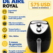Freidora de Aire 7L ROYAL - Img 57905356