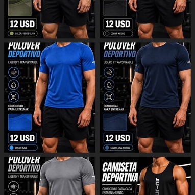 Ropa Deportiva,contamos con todas las tallas(s hasta xl)ponte lind@ para el GYM. - 6/6