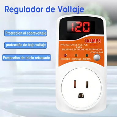 Protector de voltaje digital ajustable - 3/4