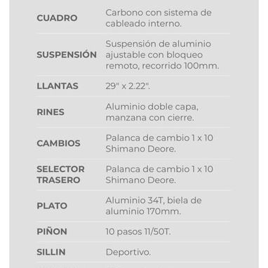 En venta Rali Xuvia 29 de fibra de carbono nueva en su caja . - Img 122999227