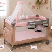 Corral Cuna para Bebé  💰 170 USD .Un espacio cómodo, seguro y práctico para que tu bebé juegue y descanse - Img 56866503