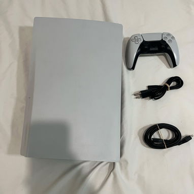 PlayStation 5 fat 825gb de disco con un mando - Img 123291286