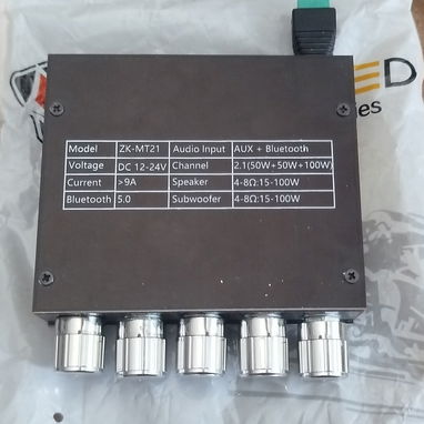Vendo clase D de 50-50-100, Bluetooth y Aux - Img 127668005