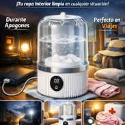 * Mini lavadora portátil 1 LT Tu aliada en apagones y viajes - Img 55808355