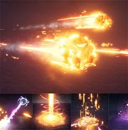 VFX para Unreal Engine 5, efectos de partículas, explosiones, ondas expansivas, rayos, magia, impactos, sangre." - Img 45977731