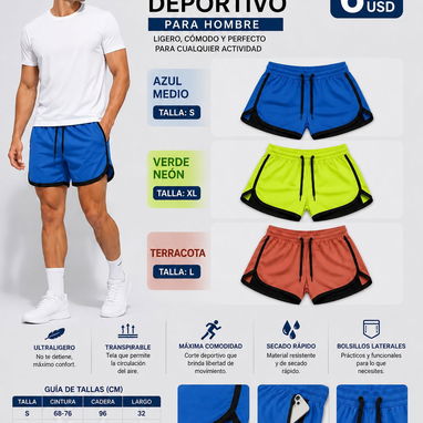 Saya short para gym y short con licra - Img 123796272