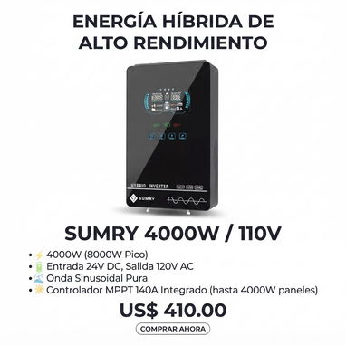 ALMACENAMIENTO DE ENERGÍA Y RESPALDO IDEAL - 3/10