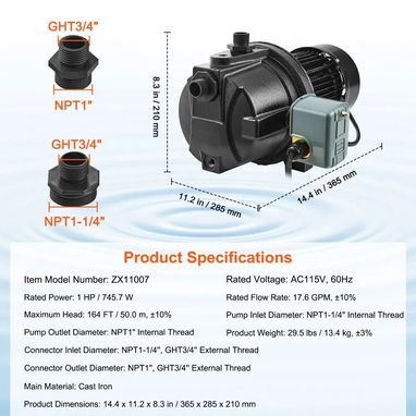 Kiwan Hidroneumático marca VEVOR - Img 119551823