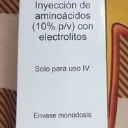 Inyección de aminoácidos con electrolitos 500ml - Img 57160106
