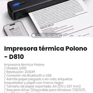 Impresora térmica Polono. Modelo: D810 - Img 54409298