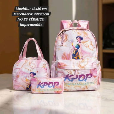 Mochila y merendero de las guerreras K-pop Huntrix - Img 121181232
