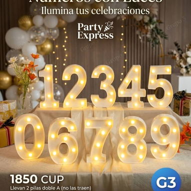 Set de globos, # de luces, cintas de contacto y de arco, set de decoración estuche dd colonias con crema, - Img 122811455