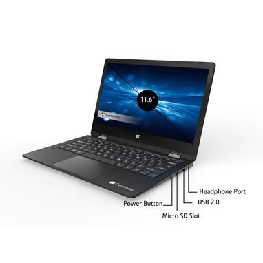 LAPTOP 🎁NUEVA🎁📦CAJA, Gateway Convertible 2en1 (GWTC116-2BK), 11.6" HD IPS Táctil, Intel N4020, 4GB RAM, 64GB SSD - 6/7