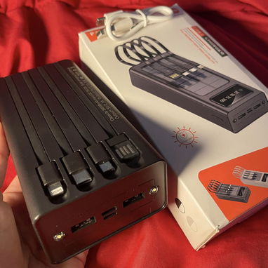 ‼️Cargador Portátil de 30000mAh con Panel Solar‼️56080909 - Img 123759668