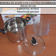 FREIDORA DE ACEITE CON CANASTA ESCURRIDORA, ENTREGA DE FACTURA. VARIEDAD DE ÚTILES DEL HOGAR, ELECTRODOMÉSTICOS, ETC - Img 53707008