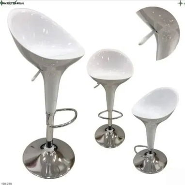 Silla de bar | Banqueta de bar con base cromada ✔️Nuevas en su caja📦 - 2/2